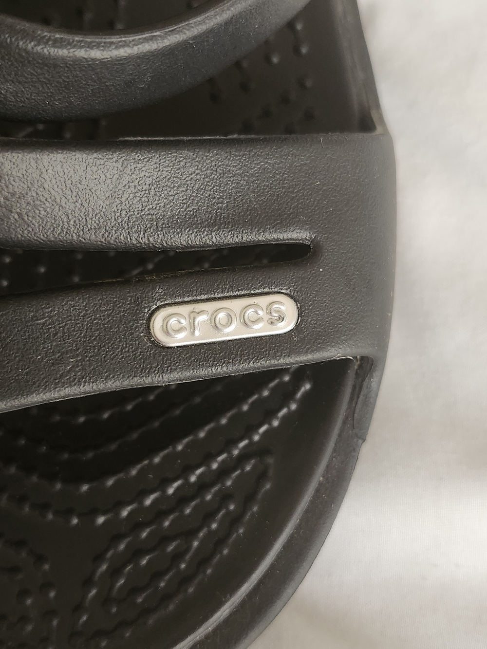Crocs Black Classic Slide Sandals - Picture 6 of 8